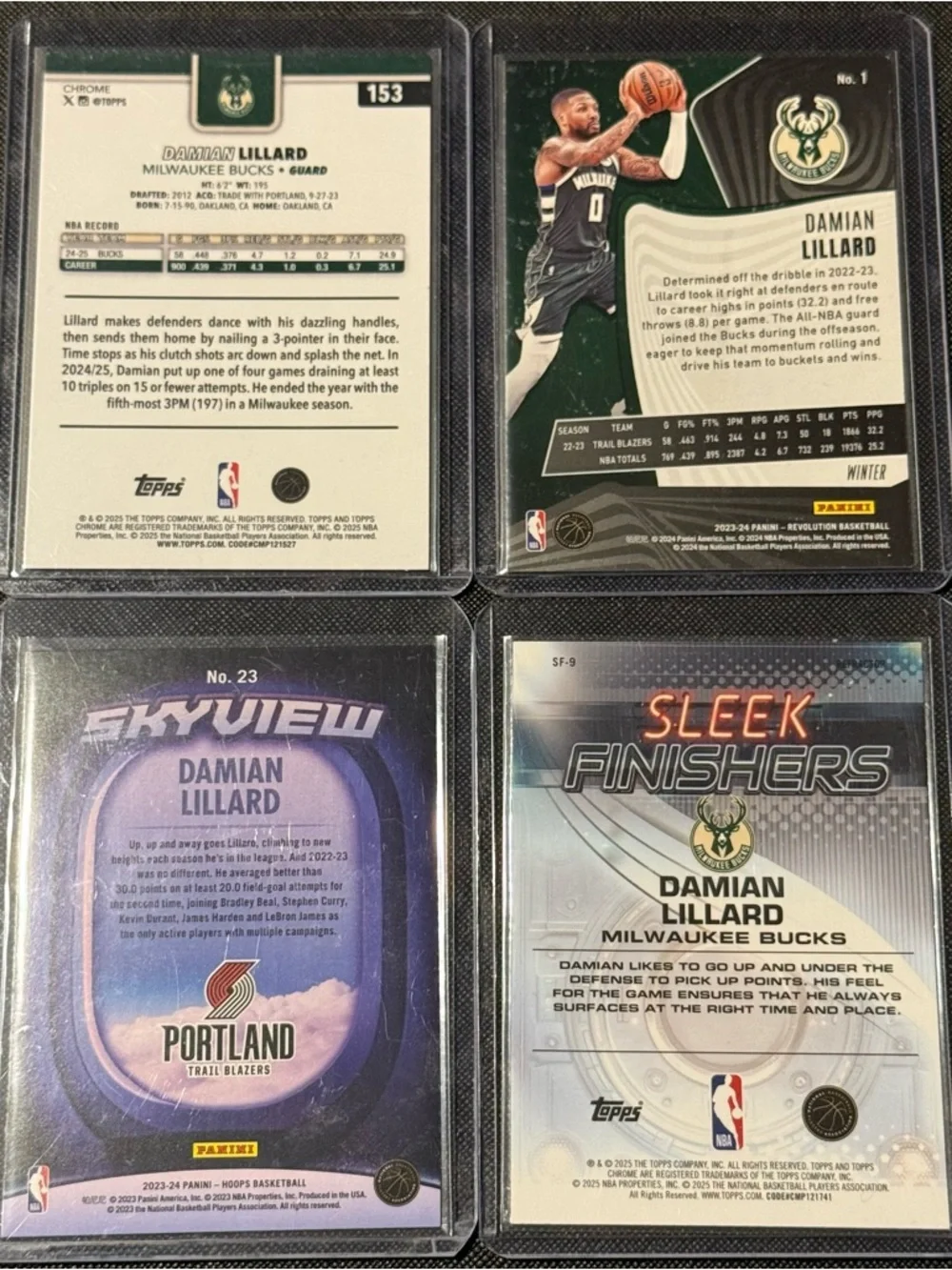 Damian Lillard Basketball Card Lot 19 - Picture 4 of 10